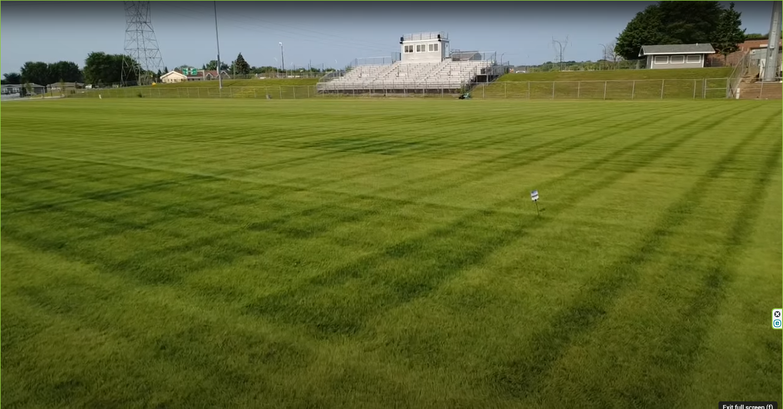 Chaska High School Soccer Field Aeration & Overseeding
